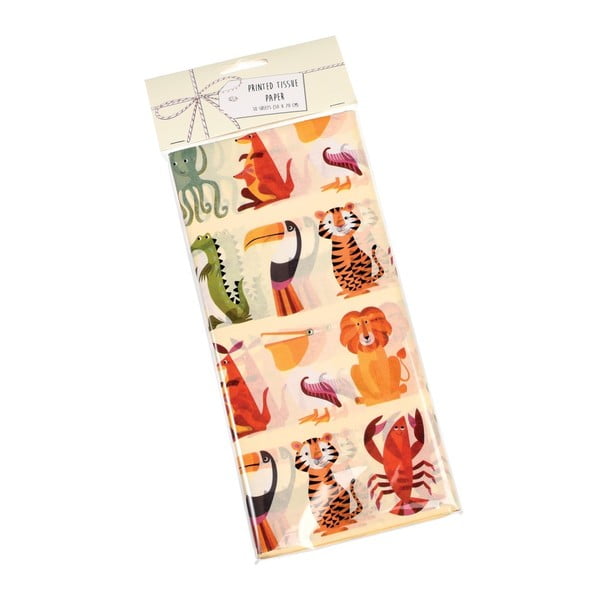 10 "Rex London Colourful Creatures" popierinių servetėlių rinkinys