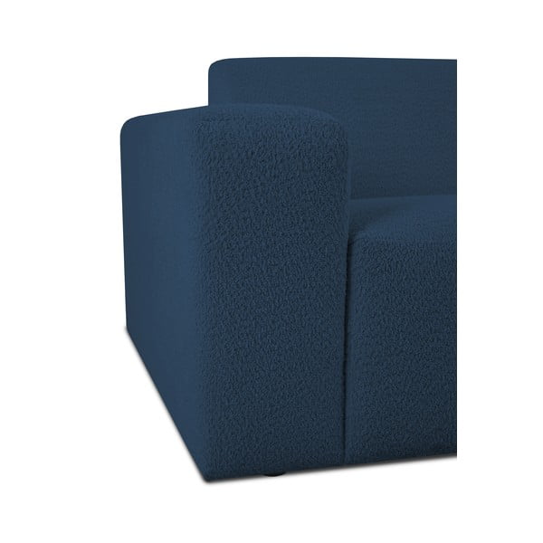 Iš boucle kampinė sofa tamsiai mėlynos spalvos (su dešiniuoju kampu) Roxy – Scandic-image-4