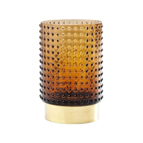 Rudos spalvos vaza "Kare Design Barfly Brown", 14 cm