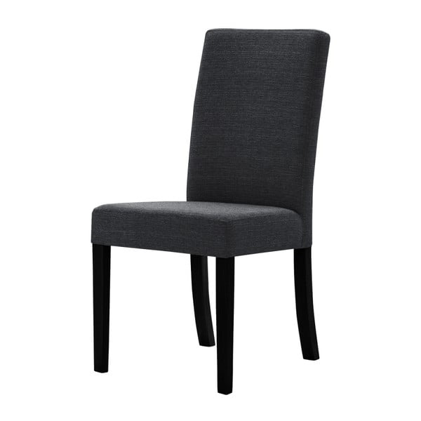 Antracito pilkos spalvos kėdė su juodomis buko medienos kojomis Ted Lapidus Maison Tonka
