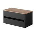 Juodos spalvos iš metalo popierinio rankšluosčio stovas Rin – YAMAZAKI