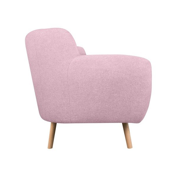 Rožinė trijų vietų sofa "Kooko Home Pop-image-1