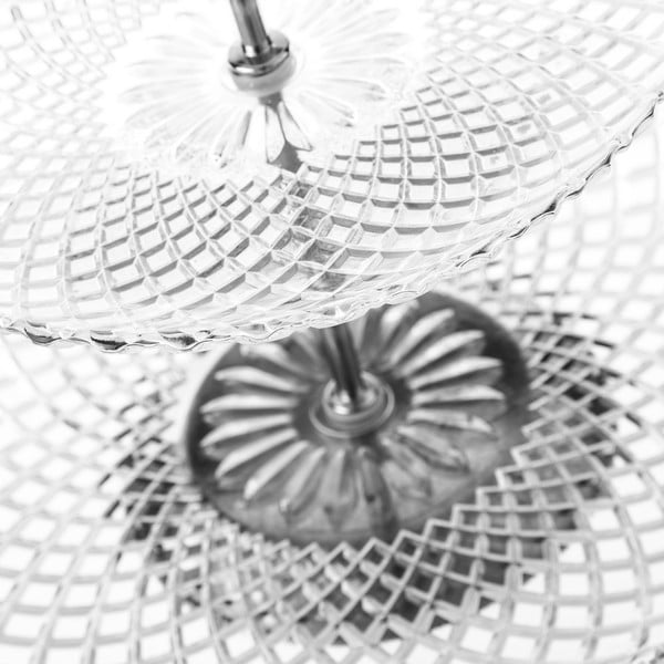 Iš stiklo  desertų stovas Harlequin – Casa Selección-image-1