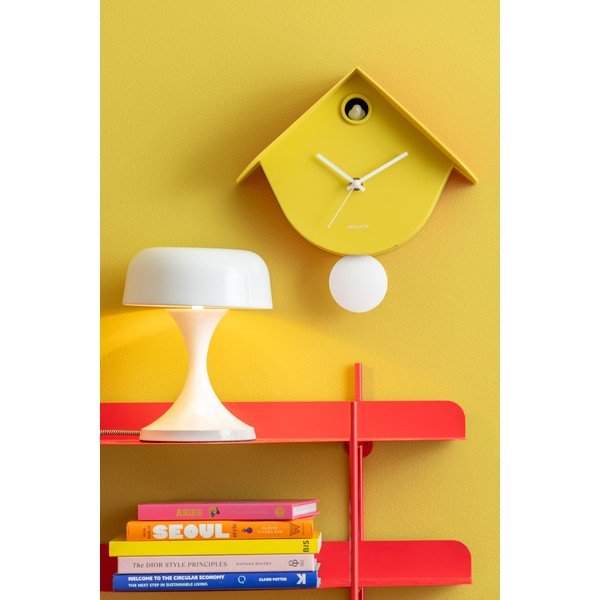 Raudonos spalvos iš metalo kelių aukštų sieninė lentyna 60 cm Cool Retro – PT LIVING-image-3