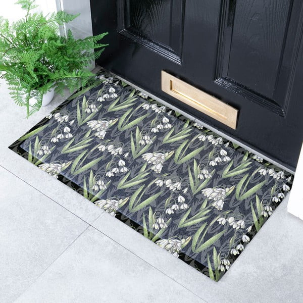 Grindų kilimėlis 40x70 cm Lily of Valley x Celia Battaini – Artsy Doormats-image-1