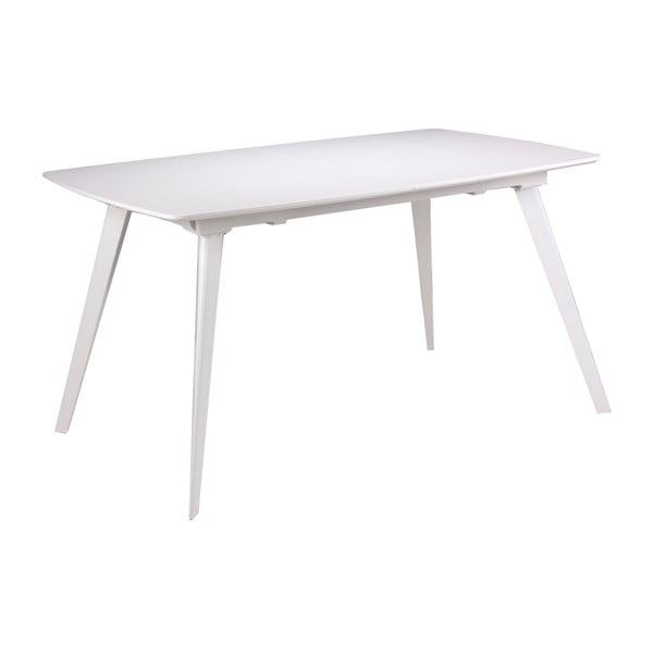 Baltas sulankstomas valgomojo stalas Tessa, 140 x 90 cm
