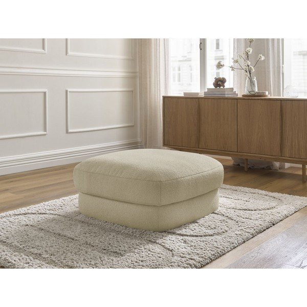 Smėlio spalvos taburetė iš boucle Leonore – Bobochic Paris-image-1