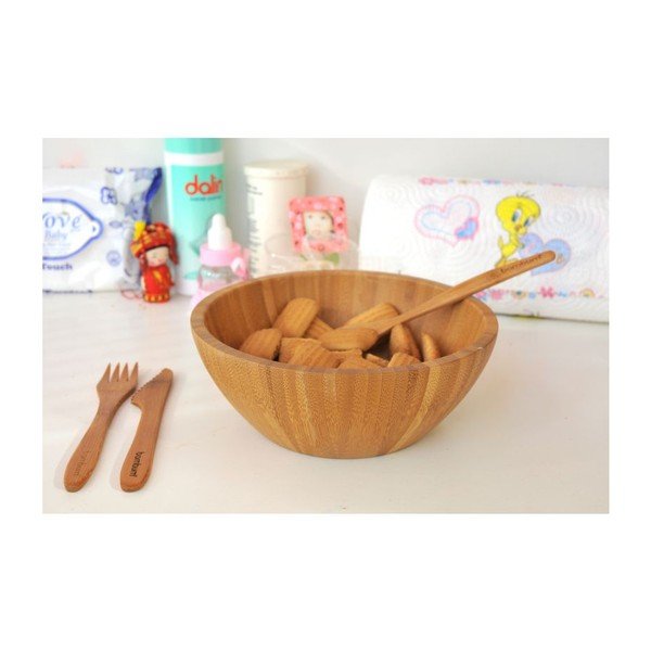 Bambuko vaikiškų stalo įrankių rinkinys-image-1