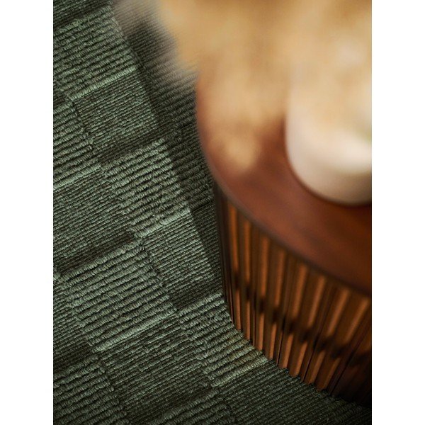 Rankų darbo tamsiai žalios spalvos iš vilnos kilimas 80x200 cm Scala – Villeroy&Boch-image-4