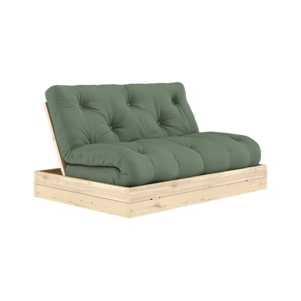 Žalios spalvos sulankstoma sofa 145 cm Flip – Karup Design-image-3
