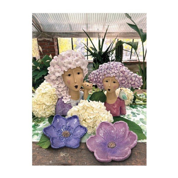 Iš polirezino dekoratyvinis padėklas ø 26 cm Flora – Brandani-image-1