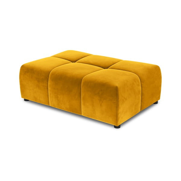 Geltonos aksominės sofos modulis Rome Velvet - Cosmopolitan Design