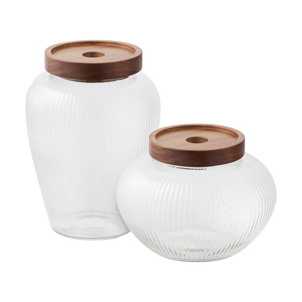 Iš stiklo maisto laikymo indai 2 vnt. Maya – House Nordic