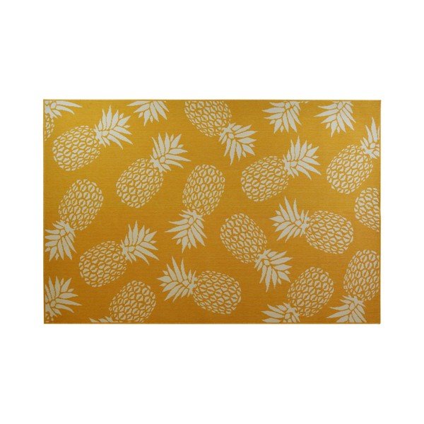 Geltonas lauko kilimas Floorita Pineapple, 160 x 230 cm-image-2