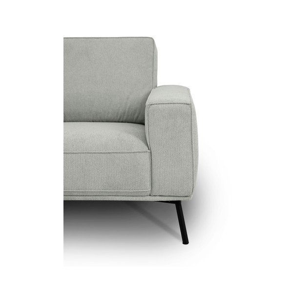 Šviesiai pilkos spalvos kampinė sofa iš šenilinio audinio (su kairiuoju kampu/„L“ formos) Amsterdam – Scandic-image-4