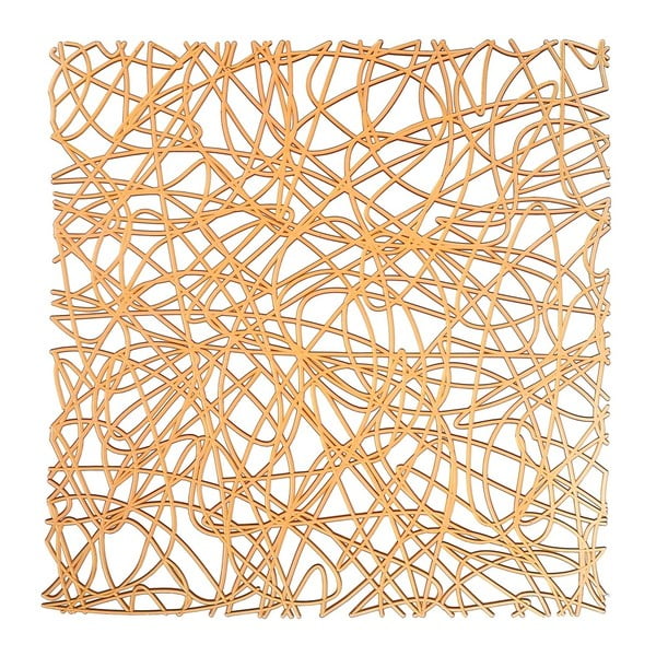 Oranžinis "Wenko" kilimėlis į kriauklę "Cross", 30,5 x 30,5 cm