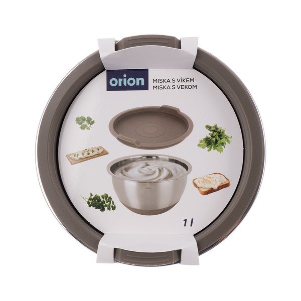 Sidabrinės spalvos iš nerūdijančio plieno dubuo ø 16 cm Beige – Orion-image-3