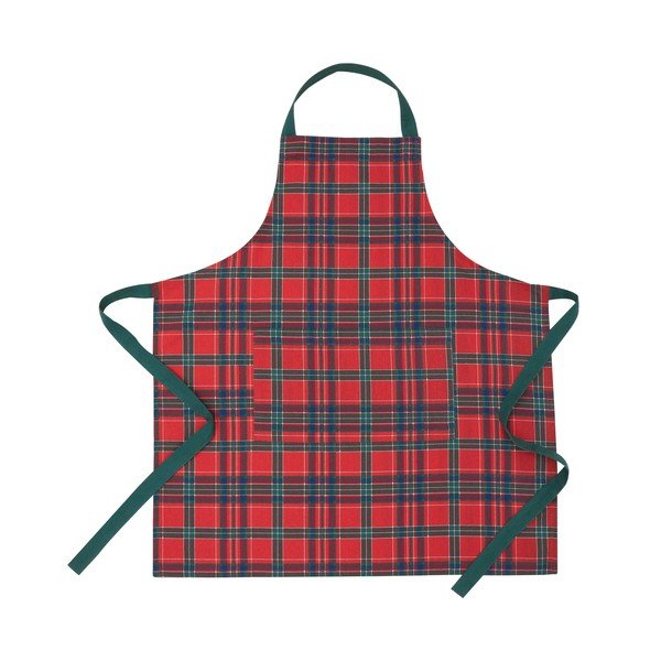 Iš medvilnės prijuostė su Kalėdų motyvu Christmas Tartan Check – Catherine Lansfield