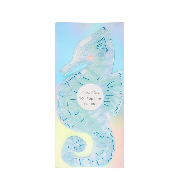 Iš popieriaus servetėlės 16 vnt. Seahorse – Meri Meri-image-2
