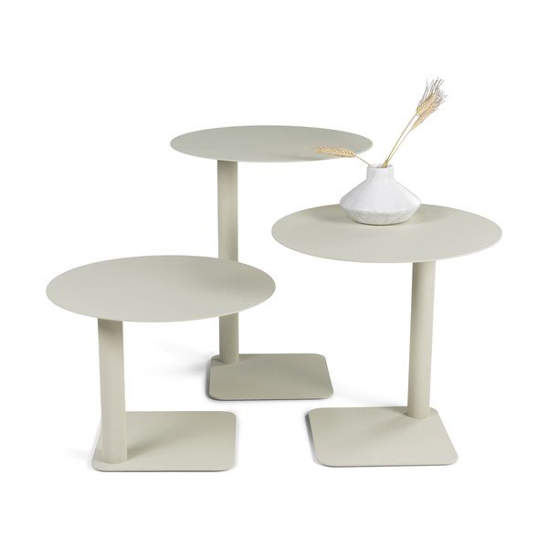 Apvalios formos šoninis stalas iš metalo ø 40 cm Sunny – Spinder Design-image-2