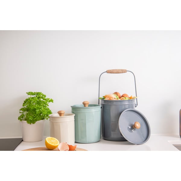 Plieno konteineriai kompostuojamoms atliekoms (3 vnt.) - Kitchen Craft-image-2