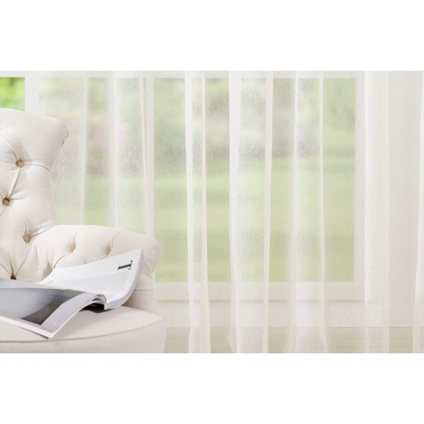 Permatoma užuolaida kreminės spalvos 300x260 cm Plano – Mendola Fabrics-image-2
