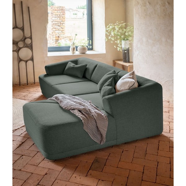 Kampinė sofa žalios spalvos – Miuform-image-4