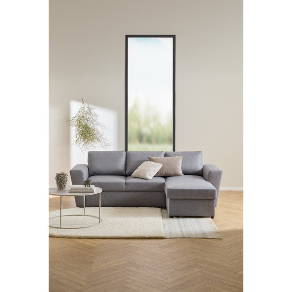 Pilkos spalvos iš plieno apvalios formos kavos staliukas ø 80 cm Seaford – Actona-image-3