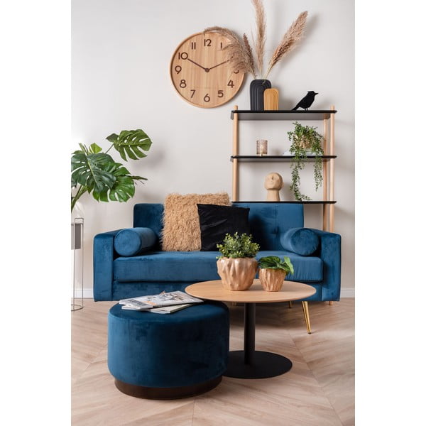 Juoda aksominė pagalvė PT LIVING Tender, 40 x 40 cm-image-1