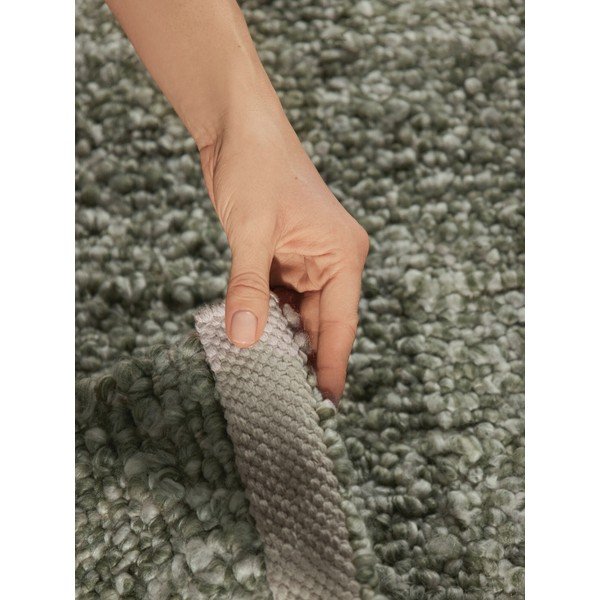 Rankų darbo žalios spalvos iš boucle kilimas 80x200 cm Notting Hill Portobello – Ted Baker-image-4