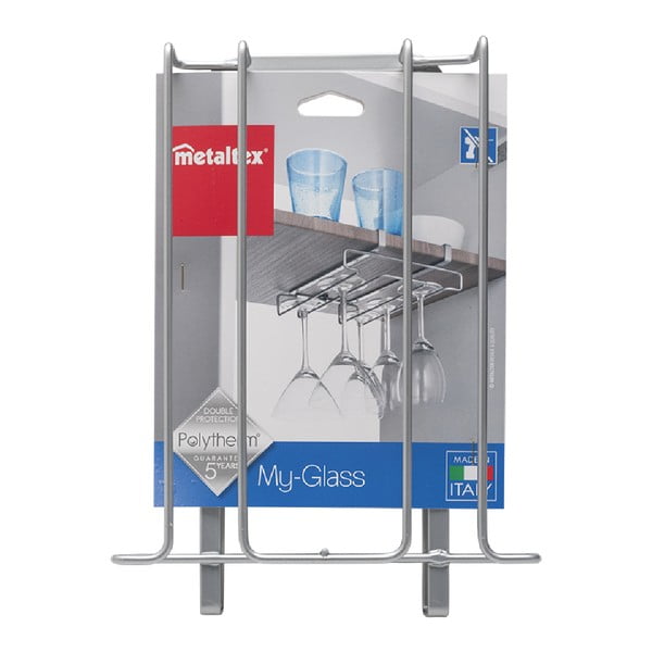 Pakabinamas laikiklis 8 stiklinėms Metaltex Glass, 20 cm ilgio-image-3