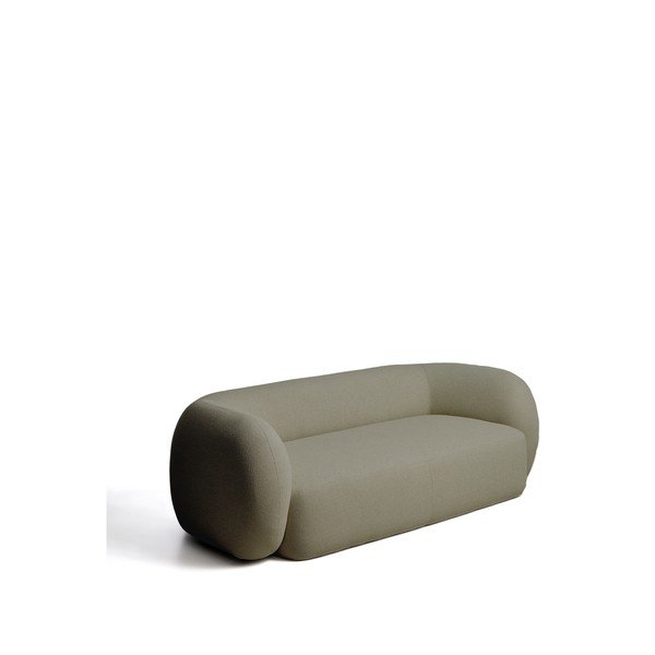 Tamsiai žalios spalvos sofa iš boucle 246 cm Martina – Kave Home-image-3