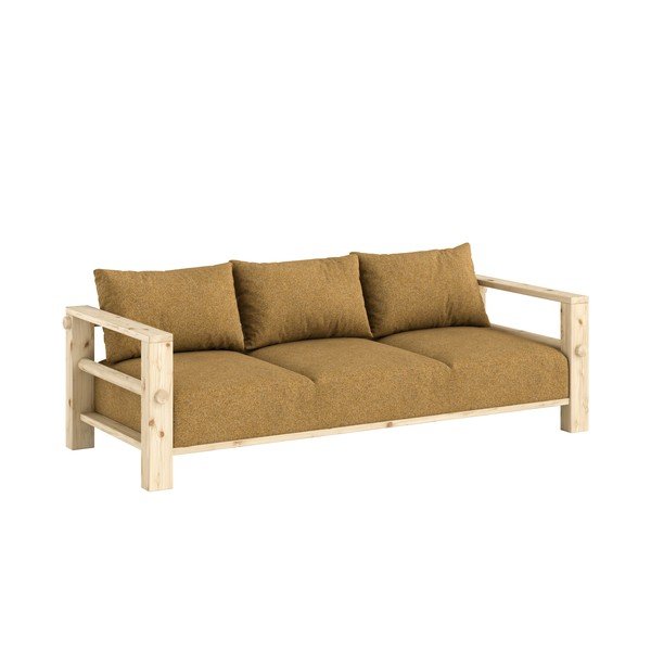 Ochros spalvos sofa 225 cm Bare – Karup