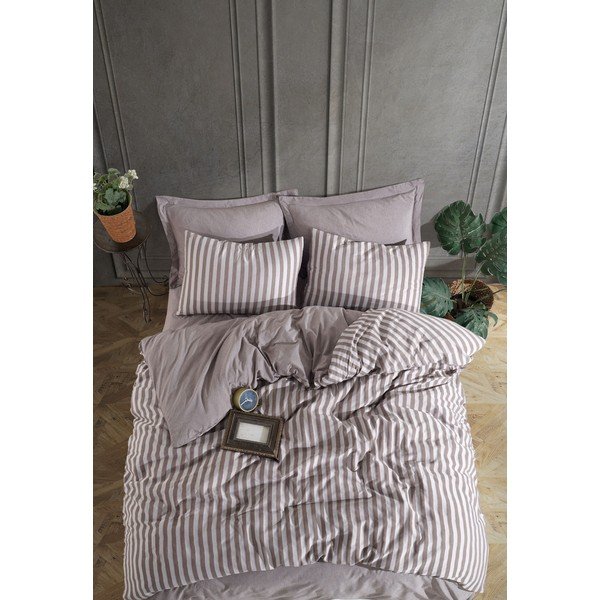 Dvigulė patalynė rudos spalvos 200x200 cm Road Potlu – Mijolnir