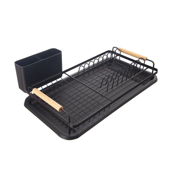 Juodos spalvos iš metalo kiaurasamtis 43x23,5 cm Radka – Orion-image-3