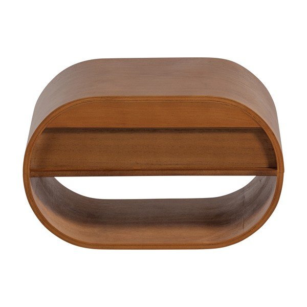 Natūralios spalvos kelių aukštų sieninė lentyna 39 cm Momo – WOOOD-image-2