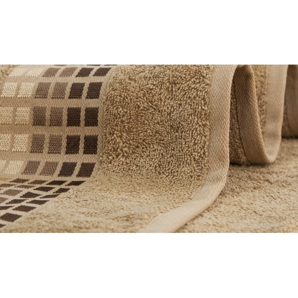 Rankšluostis rudos spalvos iš medvilnės 50x100 cm Darwin – My House-image-3