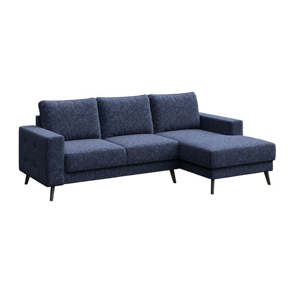 Kampinė sofa tamsiai mėlynos spalvos (su dešiniuoju kampu) Fynn – Ghado-image-2