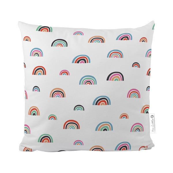 Medvilninė vaikiška pagalvėlė Butter Kings Cute Rainbows, 45 x 45 cm
