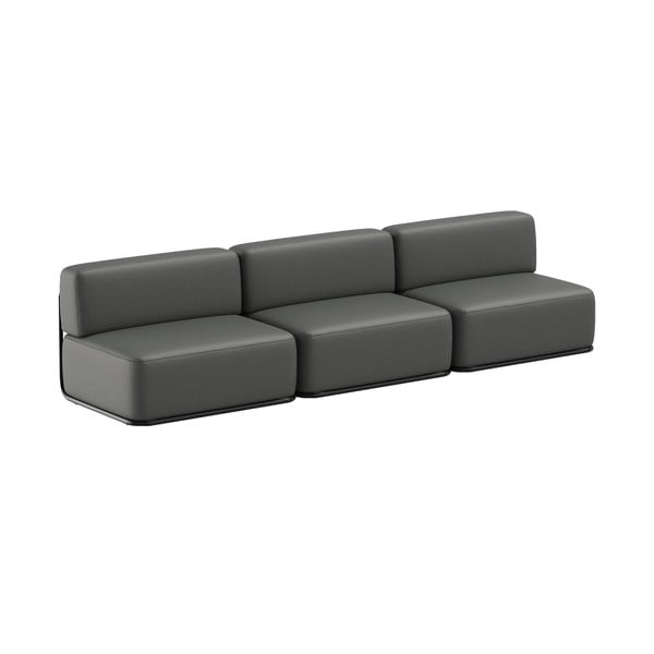 Sodo modulinė sofa tamsiai pilkos spalvos 306 cm Straw – Sit Sit