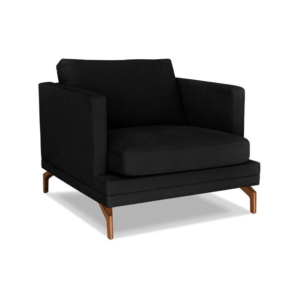 Juodas fotelis "Windsor & Co. Sofos Jupiter-image-1