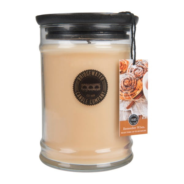 "Bridgewater Candle Company" žvakė "Remember When" stiklinėje dėžutėje, prieskonių kvapo, degimo trukmė 140-160 valandų