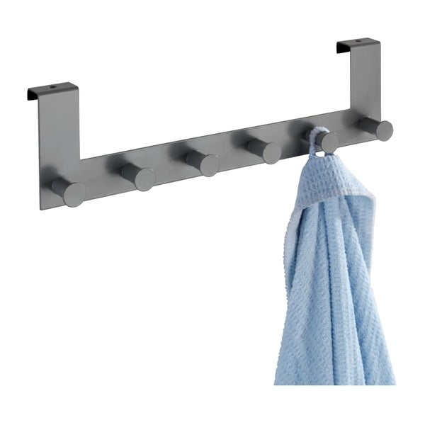 Pilka durų pakaba su 6 kabliukais Wenko Celano-image-3