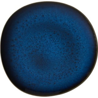 Tamsiai mėlyna molinė lėkštė Villeroy & Boch Like Lave, ø 28 cm