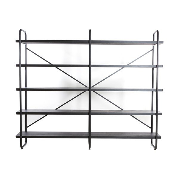 Pastatoma lentyna juodos spalvos 244x200 cm Callao – Light & Living