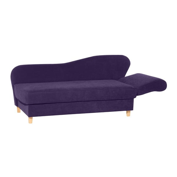 Violetinės spalvos "Max Winzer Selma" poilsio kėdė, kairysis kampas-image-3