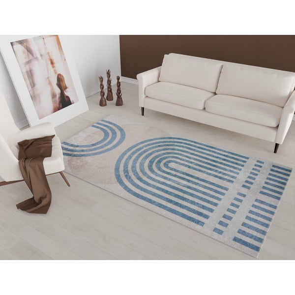 Mėlynas/pilkas kilimas 230x160 cm - Vitaus-image-1