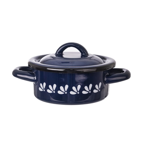 Orion mėlynas emaliuotas dangtelis, ⌀ 14 cm-image-2