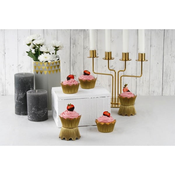 60 aukso spalvos popierinių formelių rinkinys kepimui Dr. Oetker Gold, ø 5,5 cm-image-2