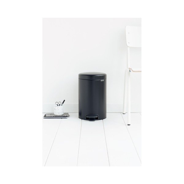 Juodoji pedalų dėžė "Brabantia Newicon", 12 l-image-2